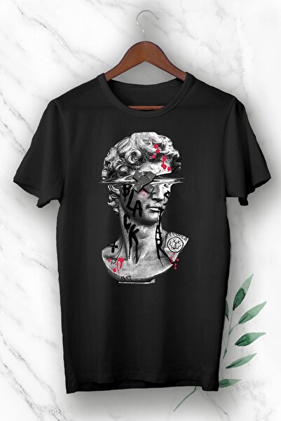 perseusshopping Μπλουζάκι Unisex Black Mythology David Statue