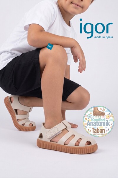 IGOR S10291-079 Nico Caramelo Dječje sandale