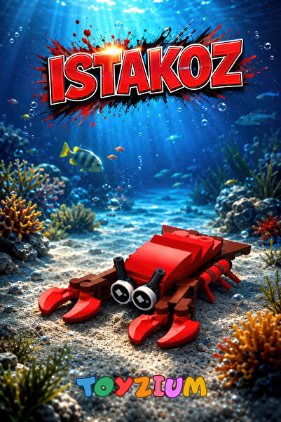 Shem Lobster Ocean Creatures Building Block Toy (32 Pieces) – Mini Ocean Anim...