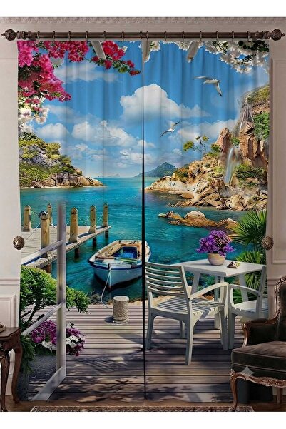 Elmas Dizayn MANZARALI BALKON MODEL  140 Cm * 240 MİKRO PETEK Çift Kanat 2 Ad...