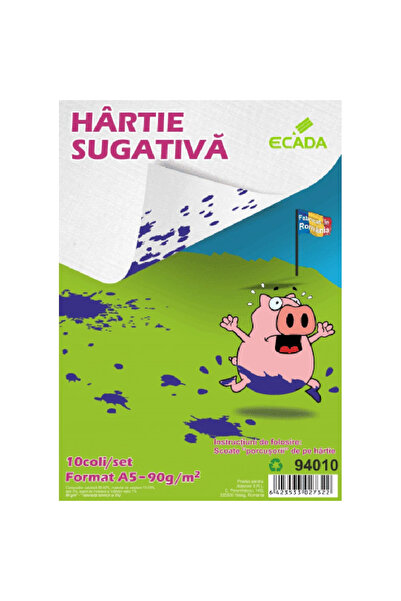 Ecada Hartie sugativa A5 10coli/set