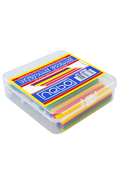 NEBO Bețișoare școlare din plastic, 100 buc/set