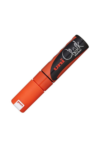 Uni Marker creta lichida Chalk, 8mm, ORANGE FLUO