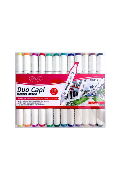 daço Marker Grafic set12 Duo Capi DACO MK612