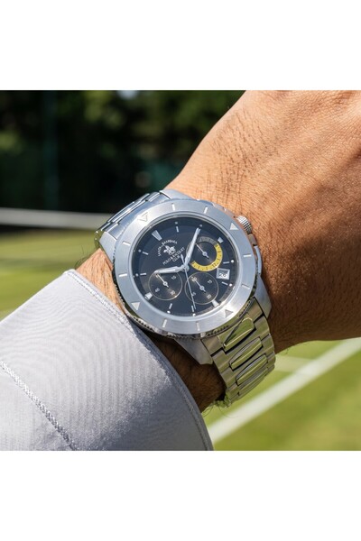 Generic Brand Legend Silver Stainless Steel Watch for Men SB.1.10561-2