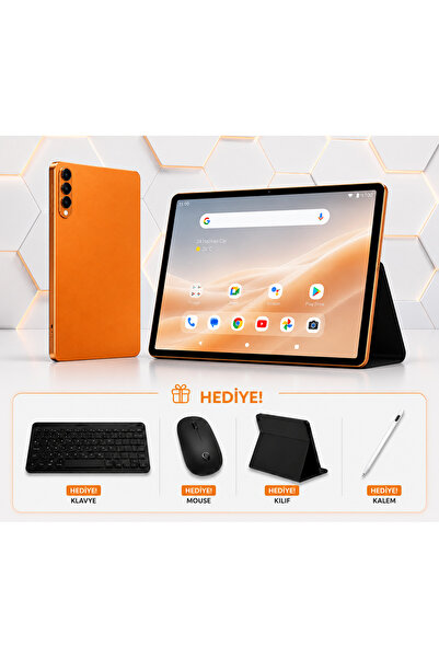 TARÇIN Android 13 Tablet Seti - 8000mAh Batarya, Çift Sim Kartlı, Kablosuz Kl...
