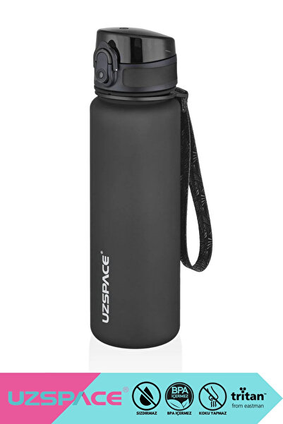 Uzspace 500ml Soft Touch Tritan Water Bottle