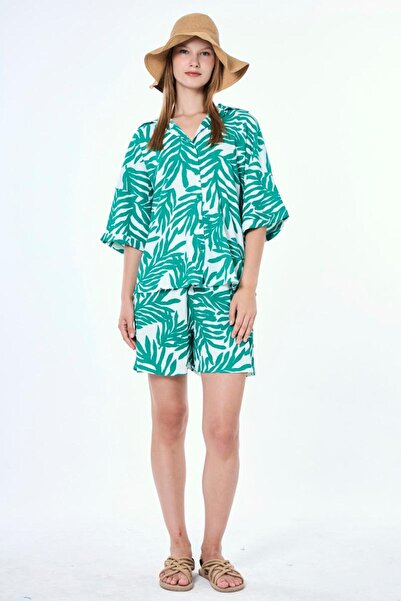 MY GRS Zebra Pattern Shorts Suit