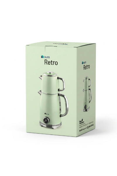 AURA Retro Mint Çay Makinesi Au1001y