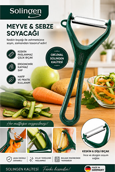 Solingen Meyve Sebze Soyacağı Paslanmaz Çelik Profesyonel Soyacak