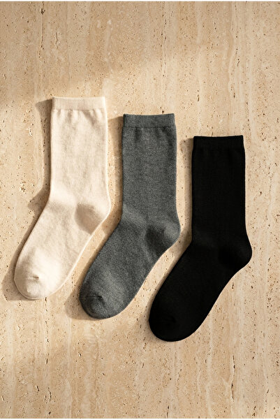 BONY SOCKS Unisex Πακέτο με 3 Βασικές Κάλτσες