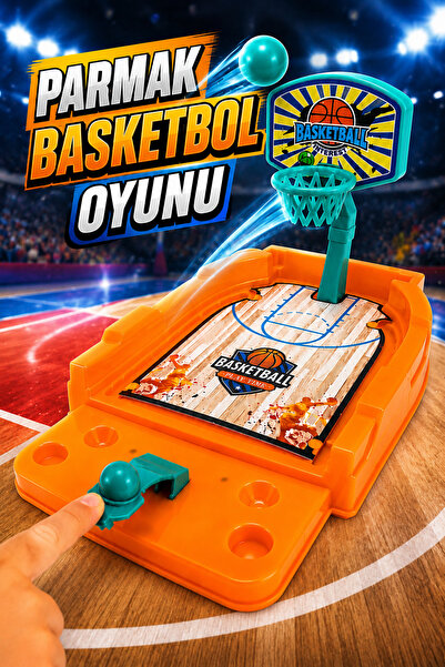 FunkyCraft Basketbol Oyunu Parmak Basket Oyuncağı 2 Toplu Masaüstü Basket Atı...