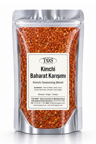 TOS The Organic Spices Kimchi Baharat Karışımı 500 gr Kimchi Spice Blend - Pr...