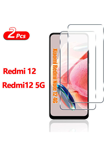 Choice قطعتان لهاتف Redmi 12 5G، قطعتان من الزجاج المقسى لهاتف Redmi 12 / Red...