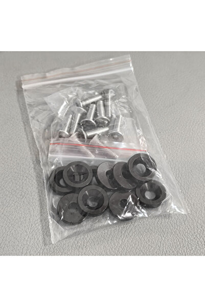 Choice8 10pcs black 10Pcs/Set Multiple Colors Bumper Fender Washers Engine Ba...