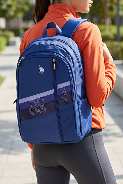 U.S. Polo Assn. 26128 Unisex Okul Sırt Çantası Öğrenci Günlük Seyahat Tatil S...