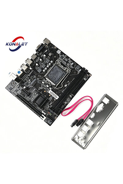 Choice لوحة أم KONALET H61، مقبس LGA 1155، ذاكرة DDR3 ثنائية القناة، منفذان D...