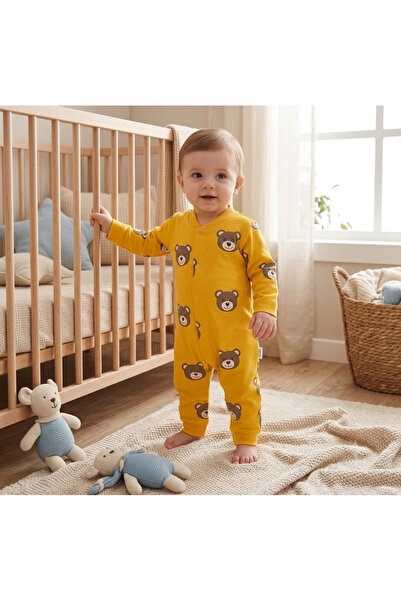 Efemkids 0/9 أشهر طقم أطفال للجنسين مصنوع من القطن بنسبة 100%، طقم بذلة مريحة...
