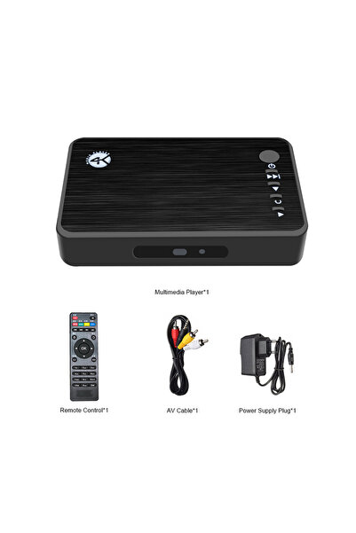 Choice مشغل وسائط فائق الدقة 4K مزود بمقبس أمريكي للسيارة والتلفزيون، يدعم بط...
