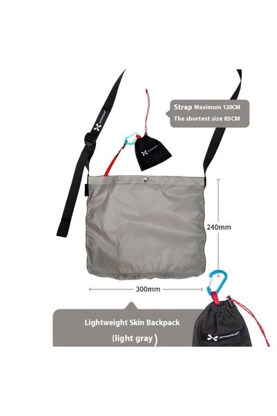 Choice1 GRAY COLOR XENOSMILUS Travel Packs - Portable and Lightweight Crossbo...