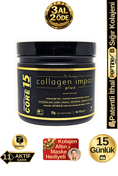 Dr.Sammy's Toz Kolajen Peptit 10.000 Mg Tip 1-3 Saf Hidrolize Sığır Kolajeni ...