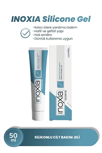 İNOXİA Silicone Gel 50 ml Silicone Gel for Scar and Mark Appearance, Acne and...
