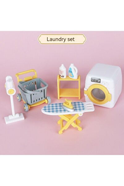 Choice Laundry set Forest Animal Family 1_12 Dollhouse Accessories Mini_yythk