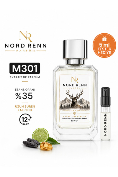 NORD RENN M301-İnvictus Muadili-Sportif ve Karizmatik-Kalıcı Koku-Erkek Parfü...