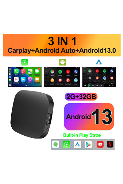 Choice1 A133 2GB 32GB New Android13 CarPlay Boxi Ai Box Support Netflix YouTu...