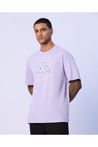 Kappa Merlin Erkek Lila Oversize Tişört