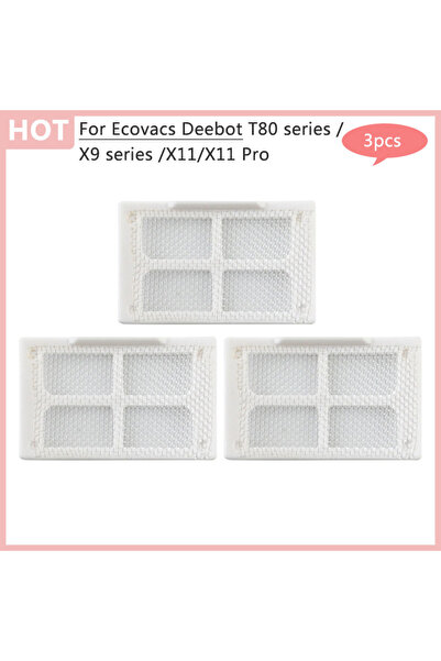 Choice فلتر HEPA 02 لمكنسة Ecovacs Deebot X8 Pro/X8 Pro Plus/T80/T80 Pro/X9Pr...