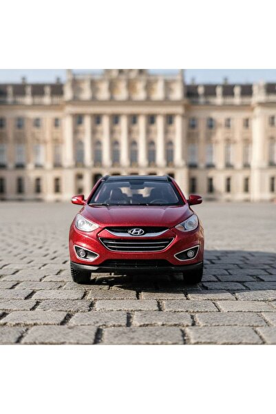 farddad Bordo Hyundai Santa Fe Metal Oyuncak Araba, Çek Bırak Mekanizmalı, Aç...