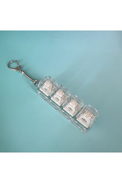 Choice7 A Relaxing DIY Keyboard Fidget Keychain Keys Button Keycap Clicker To...