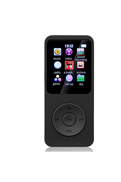 Choice1 مشغل MP3 MP4 أسود اللون، مشغل موسيقى محمول بتقنية البلوتوث، شاشة 1.8 ...