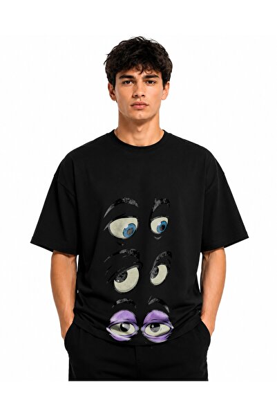 Inscriptie Tricou Unisex Bumbac Premium Casual " Ochi "