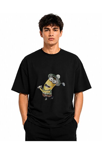 Inscriptie Tricou Unisex Bumbac Premium Casual " Minion Golf "