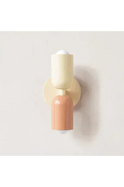 Choice Warm White White Pink Colorful Bedside Wall Lamp Nordic Living Room Co...