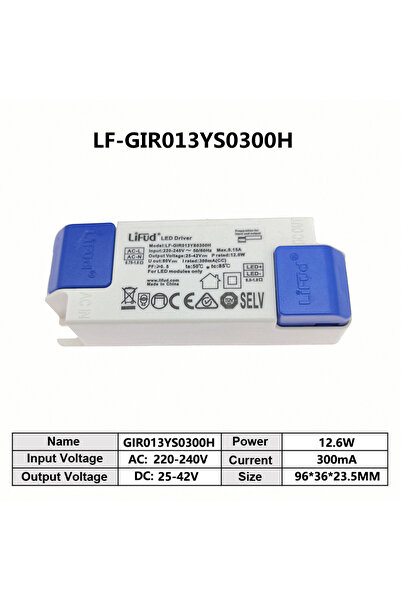 Choice LF-GIR013YS0300H LiFud LED Driver LF-GIRxxxYM LF-GIRxxxYS Series LED T...