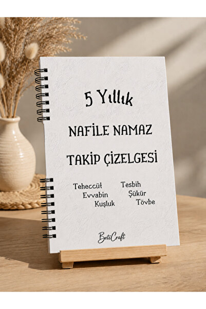 beticraft 5 Yıllık Nafile Namaz Takip Çizelgesi