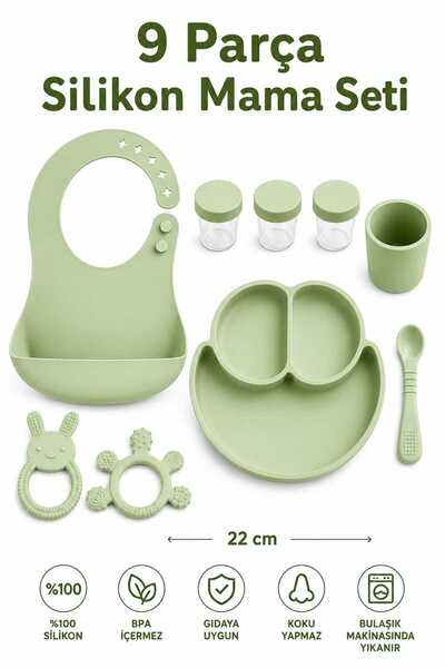 ERMA HOME 9 Piece Food Set |   100% Silicone |   Bpa Free |   Suitable for Su...