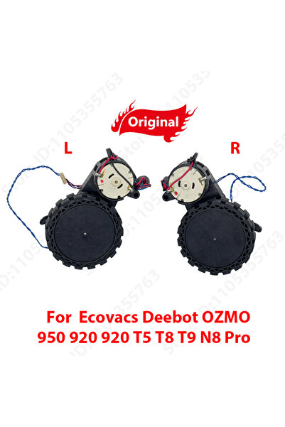 Choice Set 1 Left and Right Wheels Spare Parts For Ecovacs Deebot OZMO 950 92...