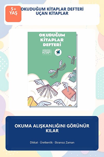 Abm Yayınevi Okuduğum Kitaplar Defteri 5+ Yaş Çocuk Okuma Günlüğü