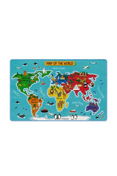Factory Price - Jaxon's Map Of The World Rug
