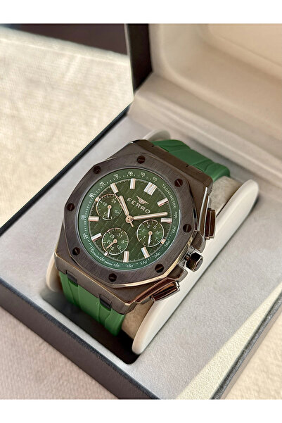 FERRO Yesil Silikon Kordon ERKEK Kol Saati FM43001D-ZJ