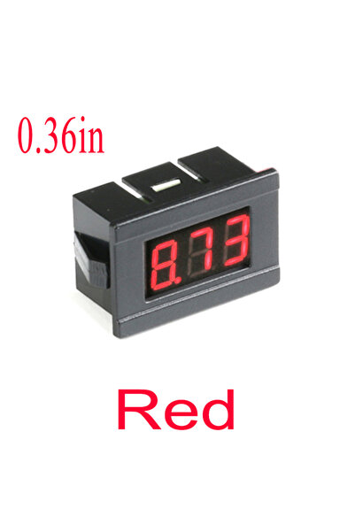 choice2 0.36in Red 0.36in DC4.5V-30V Car Boat Motorcycle Digital Voltmeter LE...