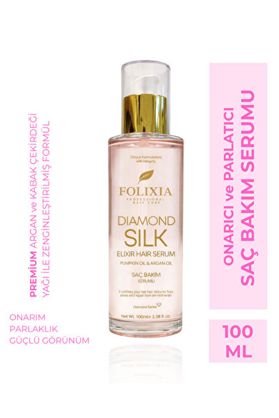 Folixia Argan & Kabak Çekirdeği Yağı Saç Bakım Serumu – Onarıcı ve Parlatıcı ...