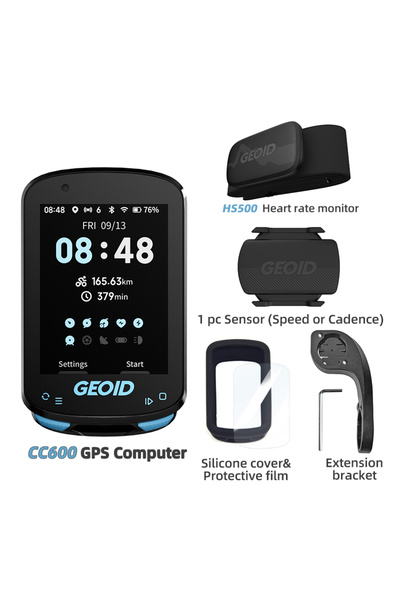 Choice CC600 HS500 CS600 Geoid CC600 كمبيوتر دراجة بشاشة ملونة وملاحة ذكية ون...