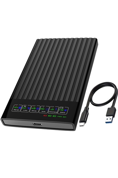 Choice علبة قرص صلب أسود اللون مقاس 2.5 بوصة من نوع SATA مع منفذ USB 3.1 بسرع...