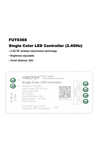 Choice وحدة تحكم LED FUT036S أحادية اللون Miboxer FUT035S FUT036S FUT037S FUT...