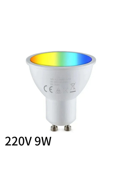 GGBEE 220V 9W 110V 220V GU10 Tuya WiFi LED Light Bulb 5/7/9W RGB Dimmable Spo...